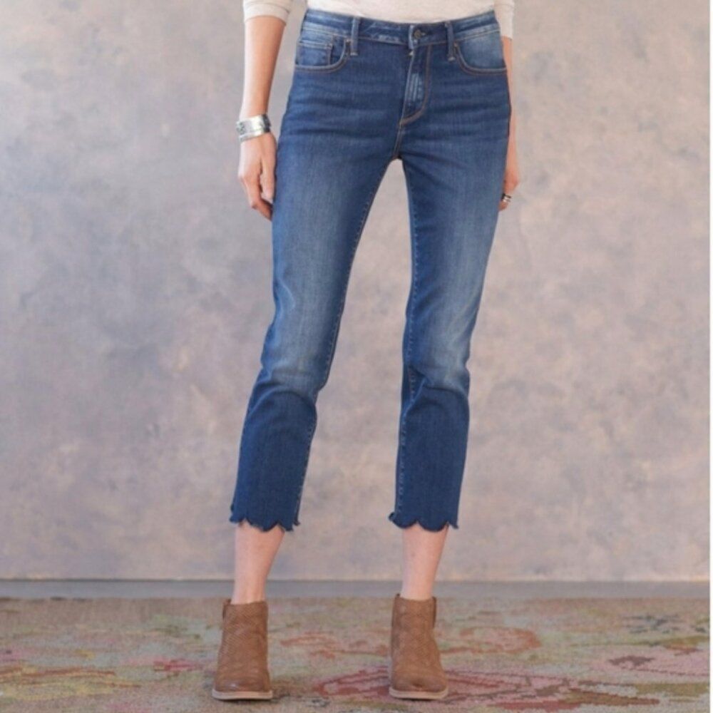 Driftwood Candace Charmed Jeans Scalloped Hem 26